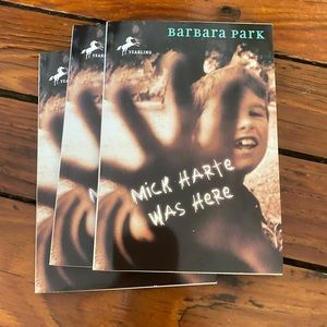 🧩 4/$20 Mick Harte Was Here by Barbara Park  Children’s Literature x 3
